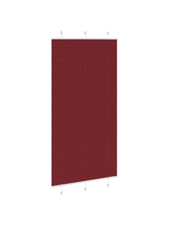 Plisovaná roleta bordeauxská červená 105x200 cm šířka látky