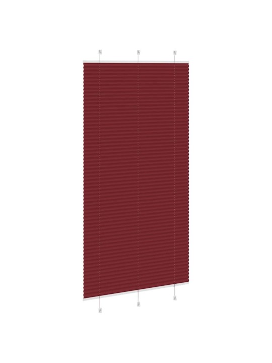 Plisovaná roleta bordeauxská červená 105x200 cm šířka látky