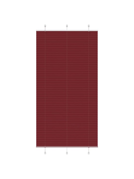 Plisovaná roleta bordeauxská červená 110x200 cm šířka látky