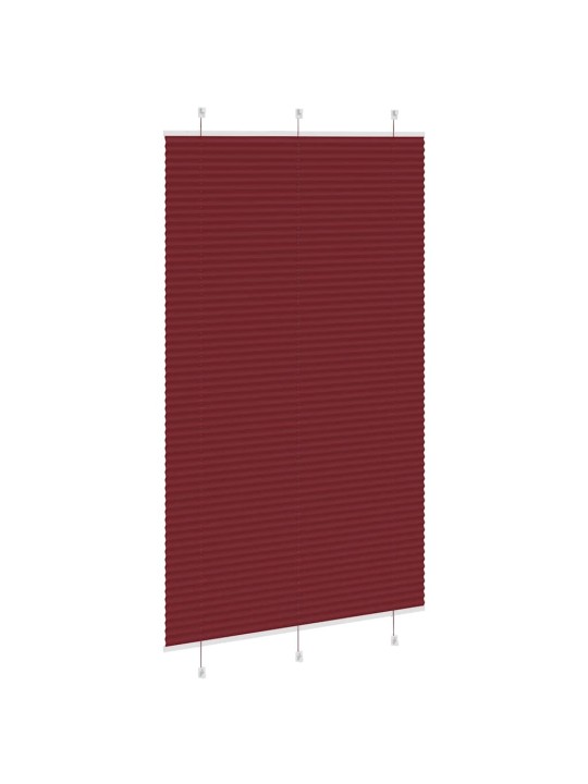 Plisovaná roleta bordeauxská červená 115x200 cm šířka látky