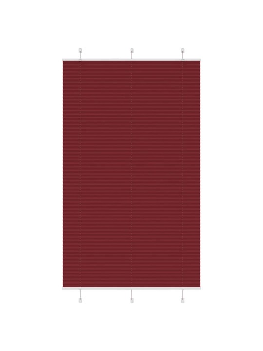 Plisovaná roleta bordeauxská červená 120x200 cm šířka látky