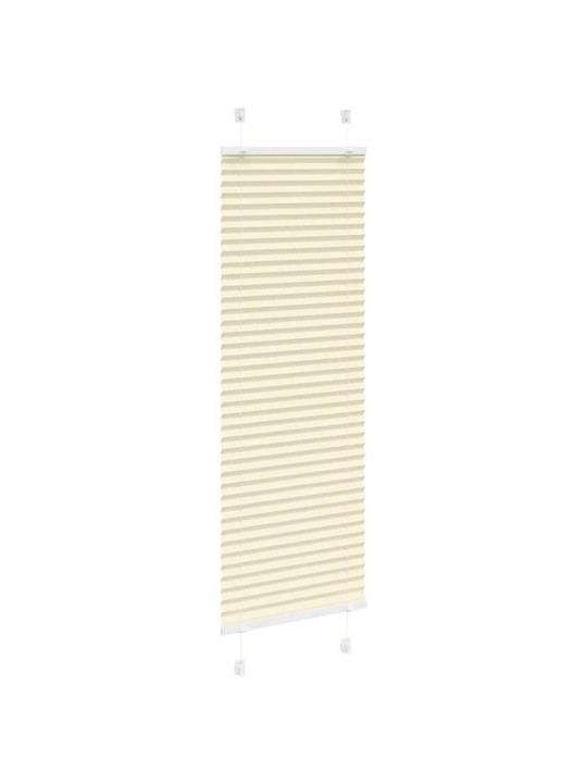 Plisovaná roleta krémová 40x100 cm šířka látky 39,4cm polyester