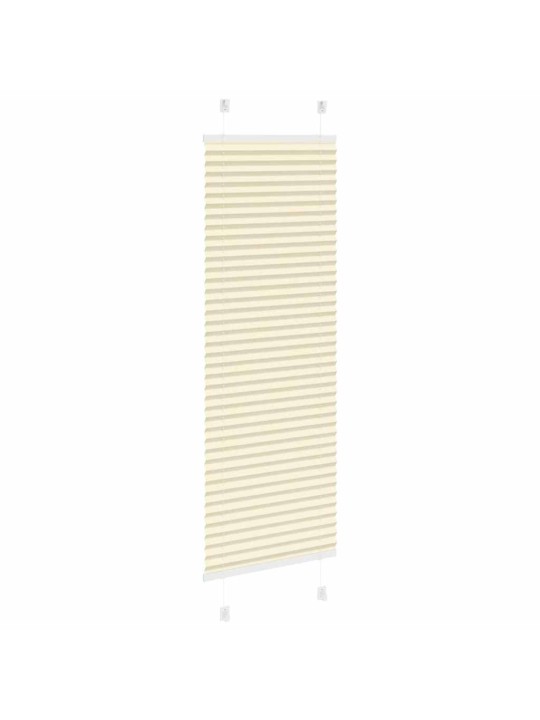 Plisovaná roleta krémová 40x100 cm šířka látky 39,4cm polyester