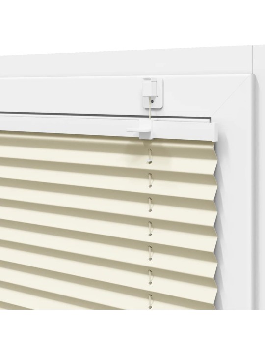 Plisovaná roleta krémová 40x100 cm šířka látky 39,4cm polyester