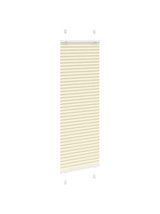 Plisovaná roleta krémová 50x100 cm šířka látky 49,4cm polyester