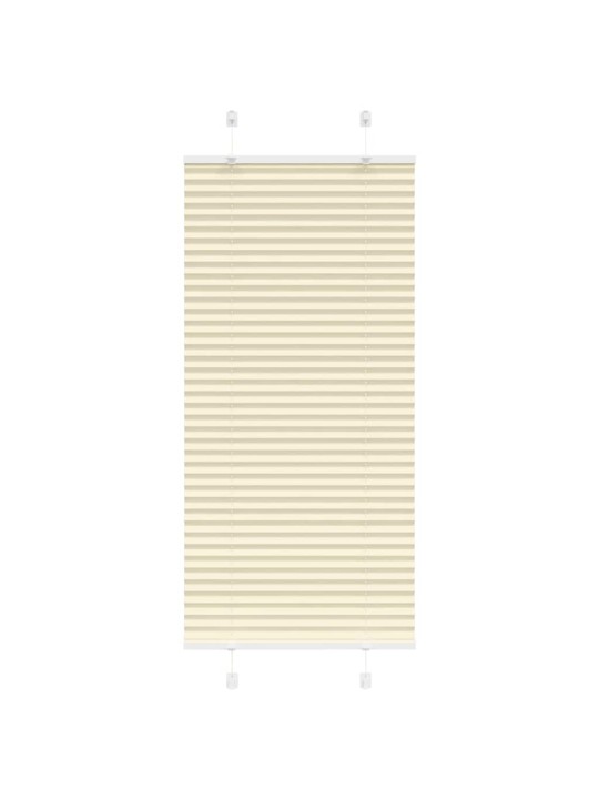 Plisovaná roleta krémová 65x100 cm šířka látky 64,4cm polyester