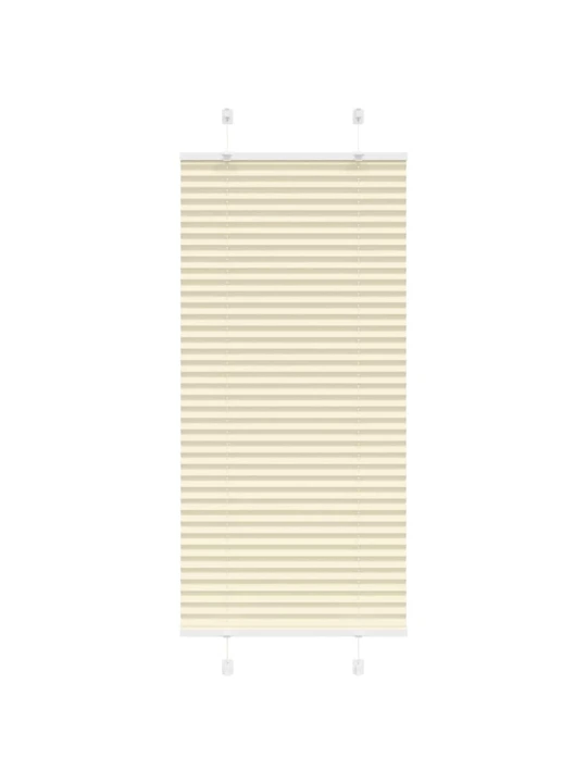 Plisovaná roleta krémová 65x100 cm šířka látky 64,4cm polyester