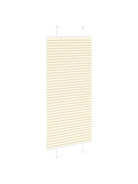 Plisovaná roleta krémová 65x100 cm šířka látky 64,4cm polyester