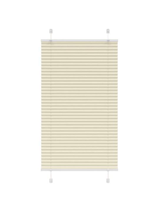 Plisovaná roleta krémová 80x100 cm šířka látky 79,4cm polyester