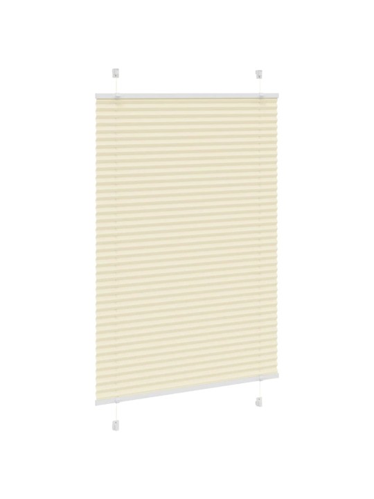 Plisovaná roleta krémová 100x100cm šířka látky 99,4cm polyester