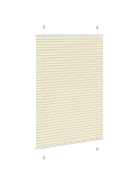 Plisovaná roleta krémová 100x100cm šířka látky 99,4cm polyester