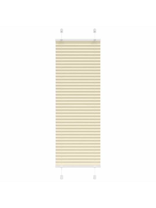 Plisovaná roleta krémová 40x150 cm šířka látky 39,4cm polyester