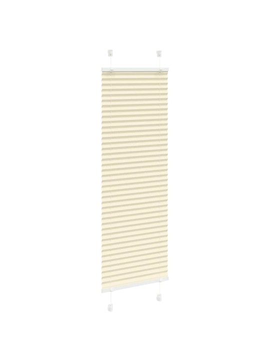 Plisovaná roleta krémová 40x150 cm šířka látky 39,4cm polyester