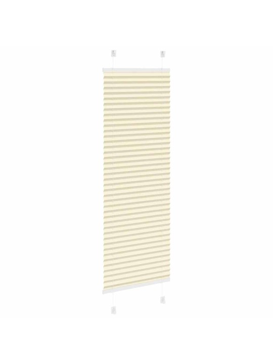Plisovaná roleta krémová 40x150 cm šířka látky 39,4cm polyester