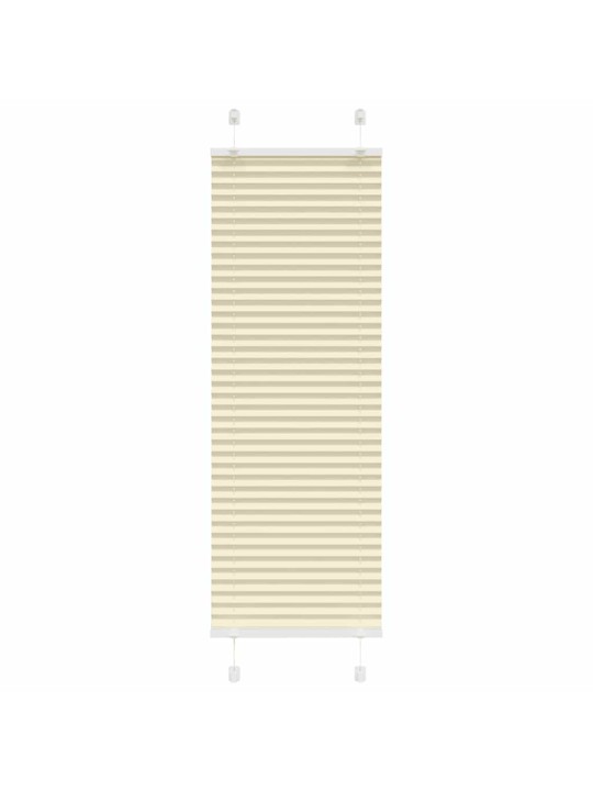 Plisovaná roleta krémová 50x150 cm šířka látky 49,4cm polyester