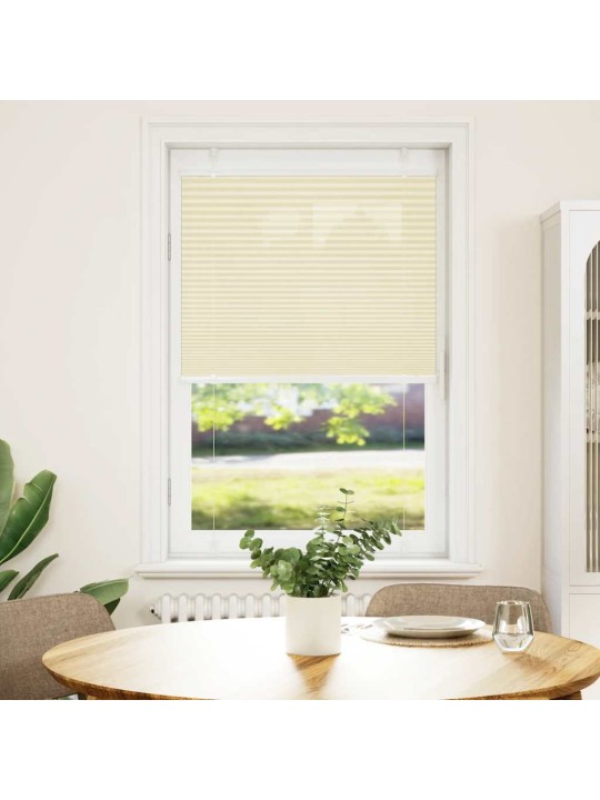 Plisovaná roleta krémová 70x150 cm šířka látky 69,4cm polyester