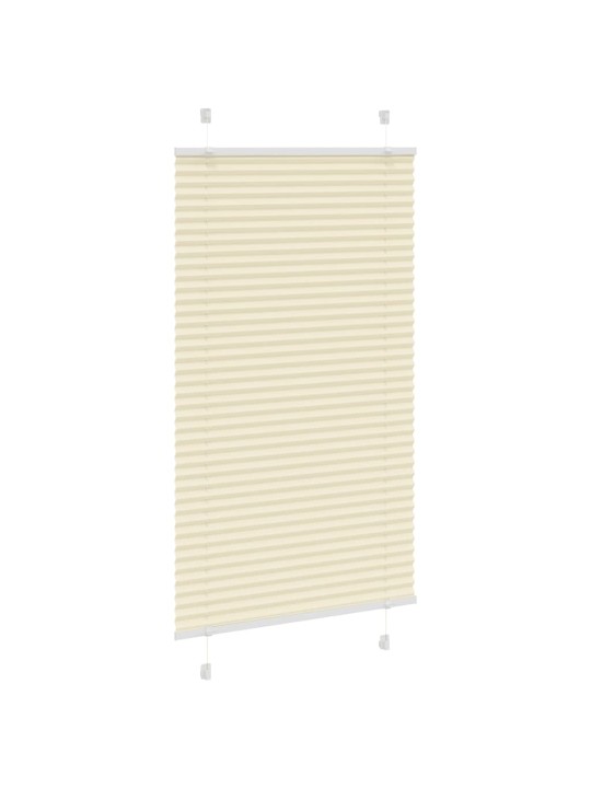 Plisovaná roleta krémová 75x150 cm šířka látky 74,4cm polyester