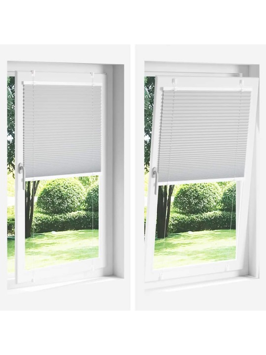 Plisovaná roleta krémová 75x150 cm šířka látky 74,4cm polyester