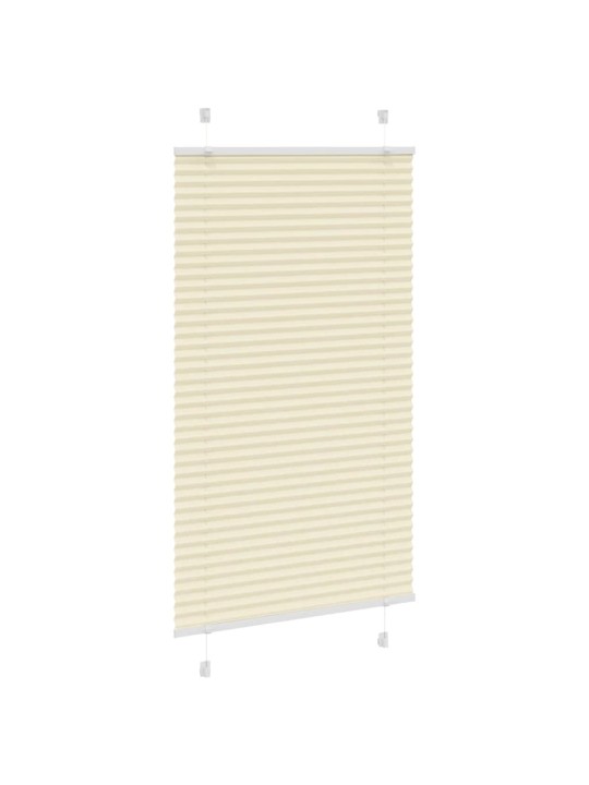 Plisovaná roleta krémová 80x150 cm šířka látky 79,4cm polyester
