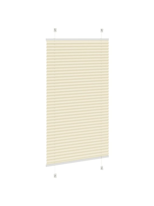 Plisovaná roleta krémová 80x150 cm šířka látky 79,4cm polyester