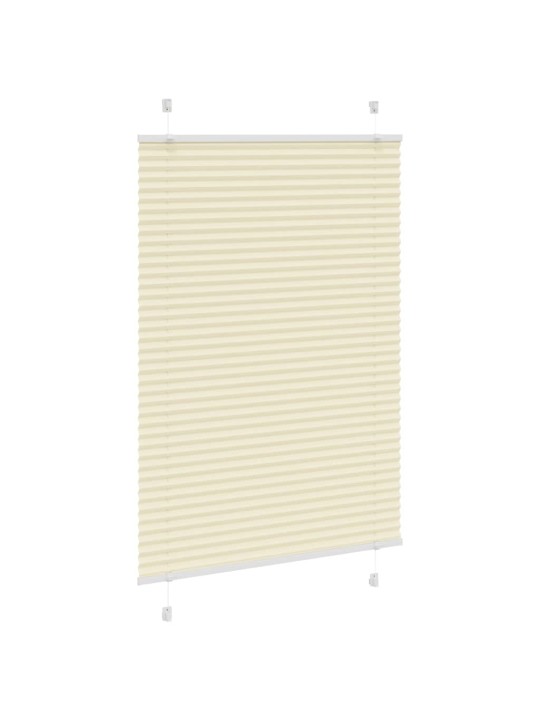 Plisovaná roleta krémová 85x150 cm šířka látky 84,4cm polyester