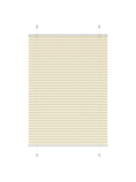 Plisovaná roleta krémová 90x150 cm šířka látky 89,4cm polyester