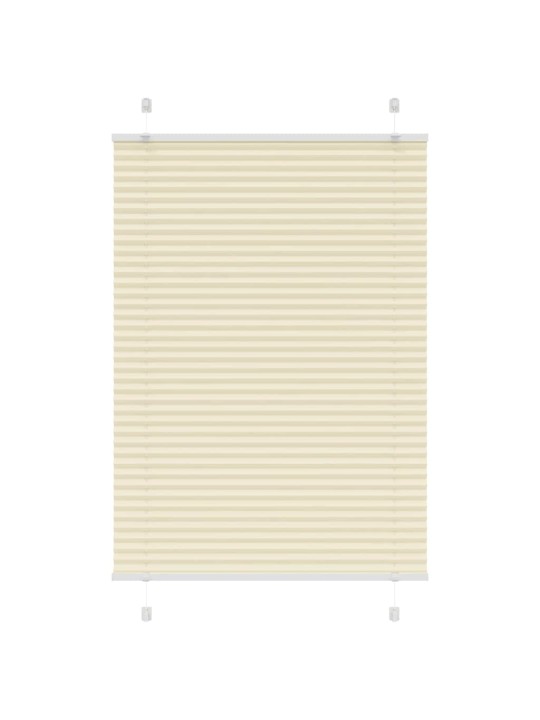 Plisovaná roleta krémová 100x150cm šířka látky 99,4cm polyester