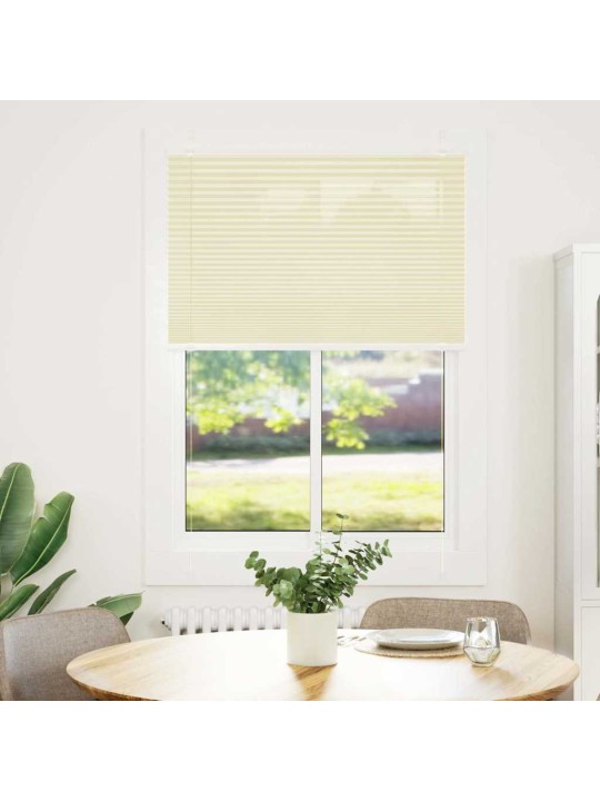 Plisovaná roleta krémová 100x150cm šířka látky 99,4cm polyester