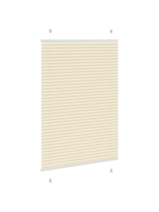 Plisovaná roleta krémová 100x150cm šířka látky 99,4cm polyester