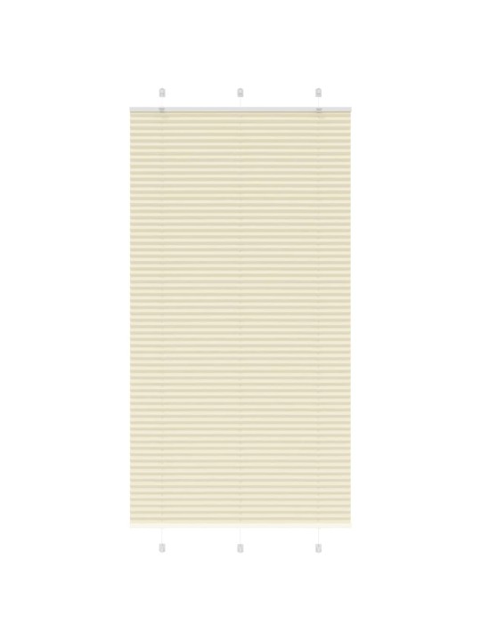 Plisovaná roleta krémová 105x200 cm šířka látky 104,4 cm