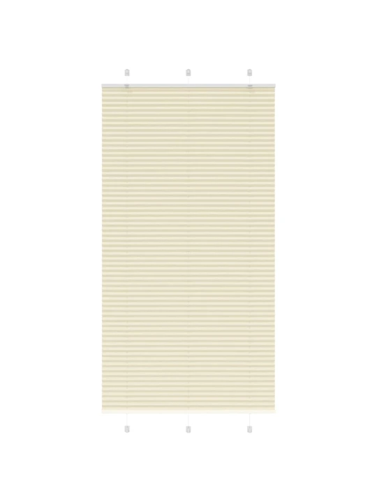 Plisovaná roleta krémová 105x200 cm šířka látky 104,4 cm