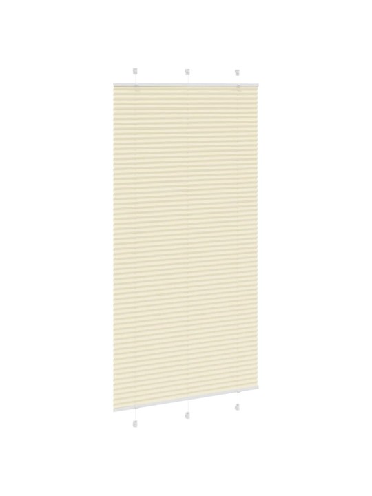 Plisovaná roleta krémová 105x200 cm šířka látky 104,4 cm