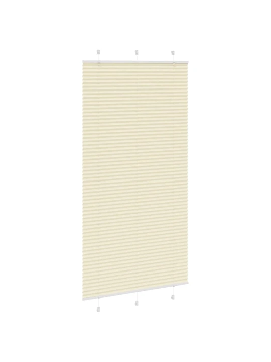Plisovaná roleta krémová 105x200 cm šířka látky 104,4 cm