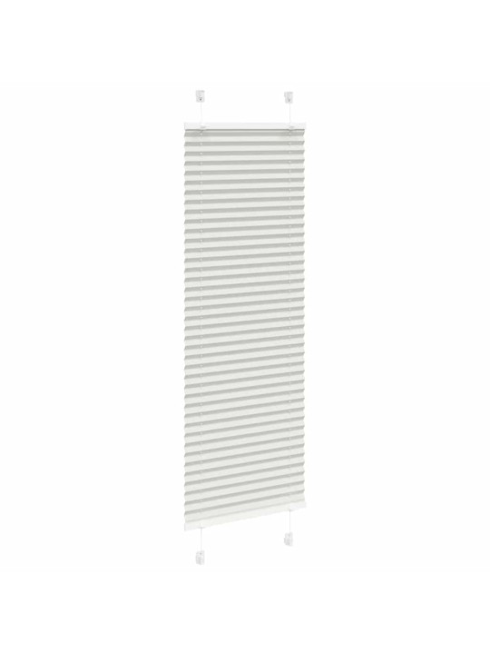 Plisovaná roleta světle šedá 50x100 cm šířka látky 49,4 cm