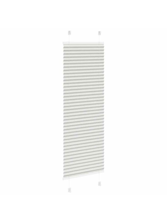 Plisovaná roleta světle šedá 50x100 cm šířka látky 49,4 cm