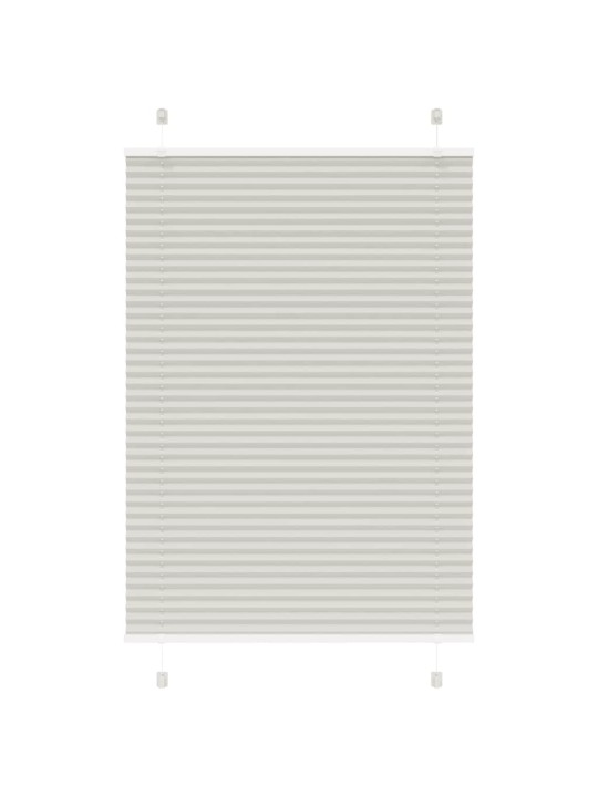 Plisovaná roleta světle šedá 100x100cm šířka látky 99,4cm