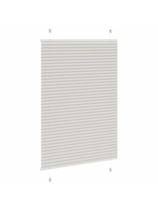 Plisovaná roleta světle šedá 100x100cm šířka látky 99,4cm