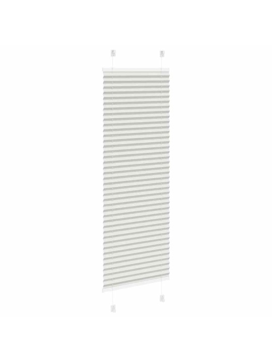 Plisovaná roleta světle šedá 40x150 cm šířka látky 39,4 cm