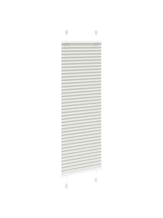 Plisovaná roleta světle šedá 50x150 cm šířka látky 49,4 cm