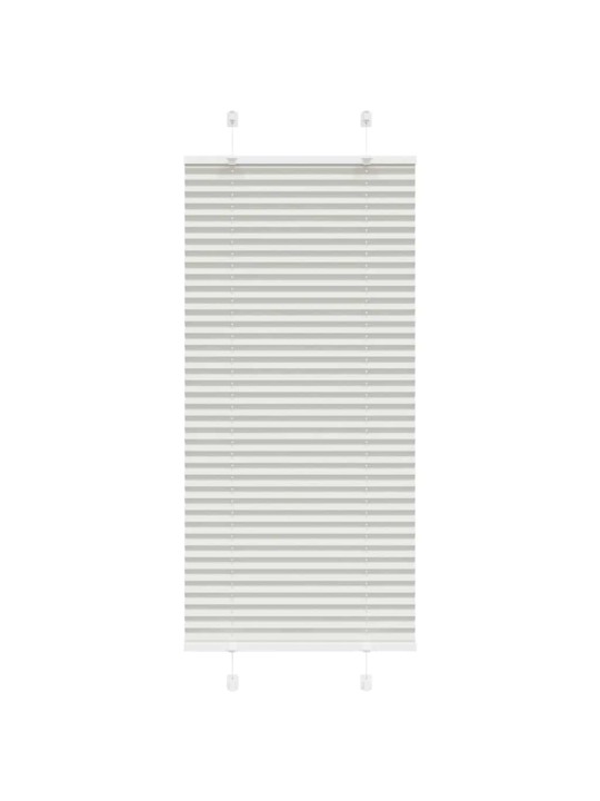 Plisovaná roleta světle šedá 60x150 cm šířka látky 59,4 cm