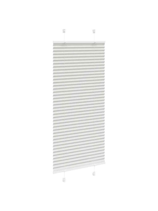 Plisovaná roleta světle šedá 60x150 cm šířka látky 59,4 cm