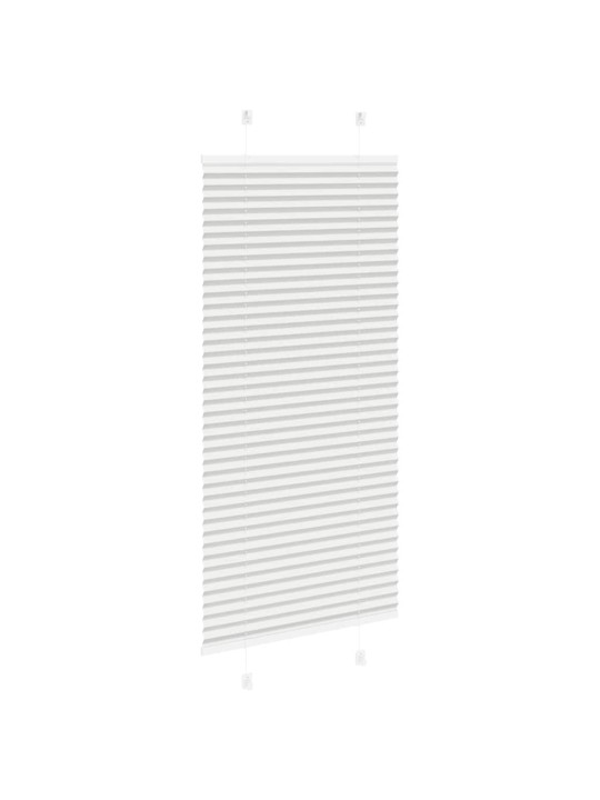 Plisovaná roleta světle šedá 60x150 cm šířka látky 59,4 cm