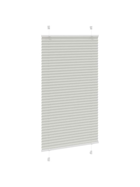 Plisovaná roleta světle šedá 70x150 cm šířka látky 69,4 cm