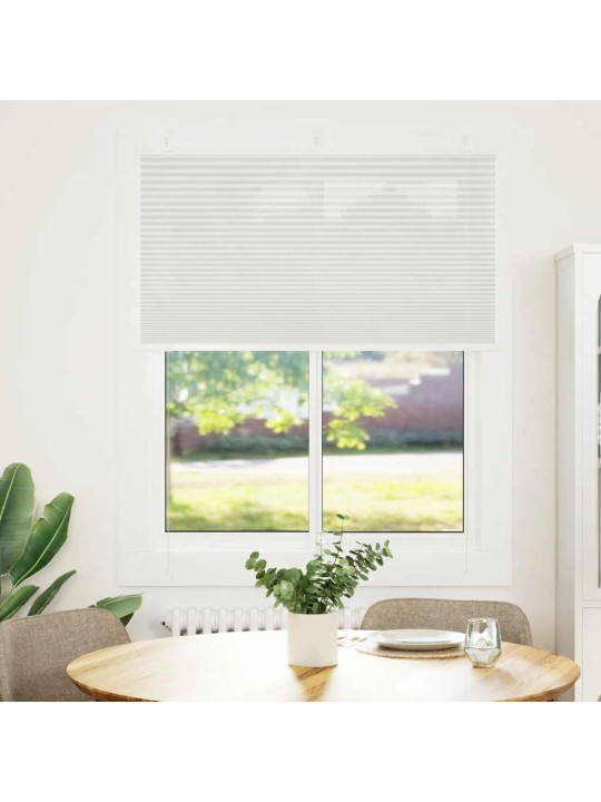 Plisovaná roleta světle šedá 110x150 cm šířka látky 109,4 cm
