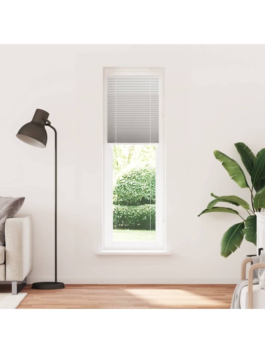 Plisovaná roleta světle šedá 60x200 cm šířka látky 59,4 cm