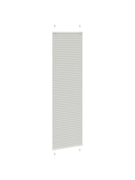 Plisovaná roleta světle šedá 60x200 cm šířka látky 59,4 cm