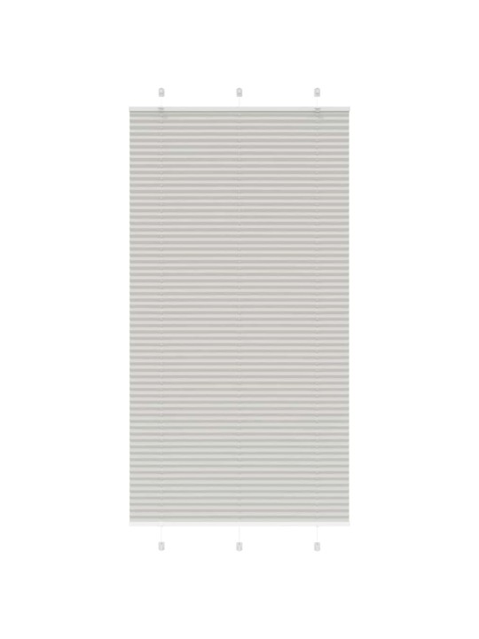 Plisovaná roleta světle šedá 105x200 cm šířka látky 104,4 cm