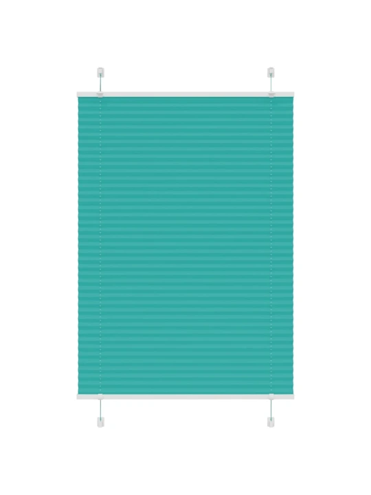 Plisovaná roleta benzínová zelená 90x100 cm šířka látky 89,4 cm