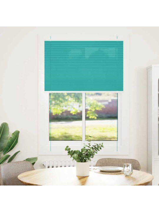 Plisovaná roleta benzínová zelená 90x100 cm šířka látky 89,4 cm
