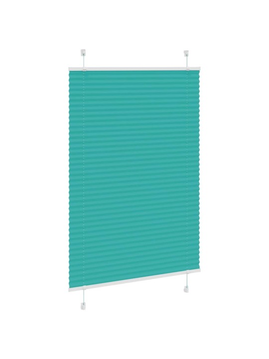 Plisovaná roleta benzínová zelená 95x100 cm šířka látky 94,4 cm